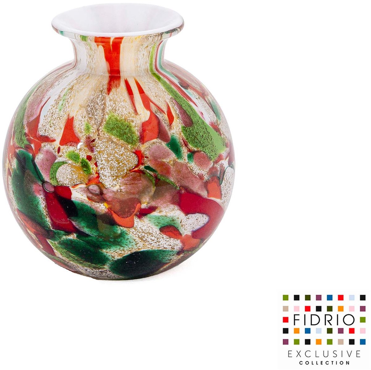 BOLVASE WITH NECK - MINI FIDRIO - Hoogte 8 cm
