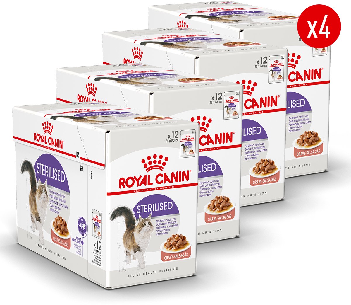 Royal Canin Royal Canin Sterilised in Gravy - 48 x 85 g