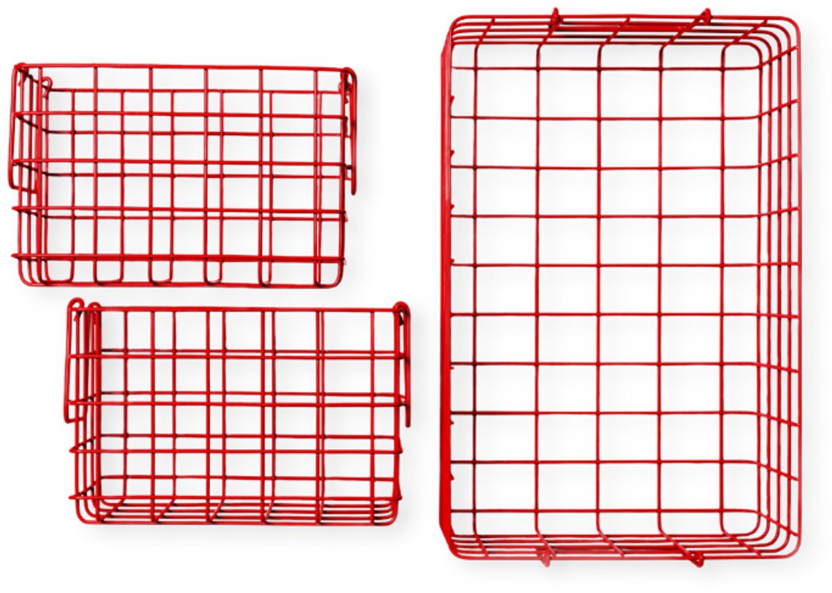 Mustard - Baskets - Manden - Set van 3 - Poppy