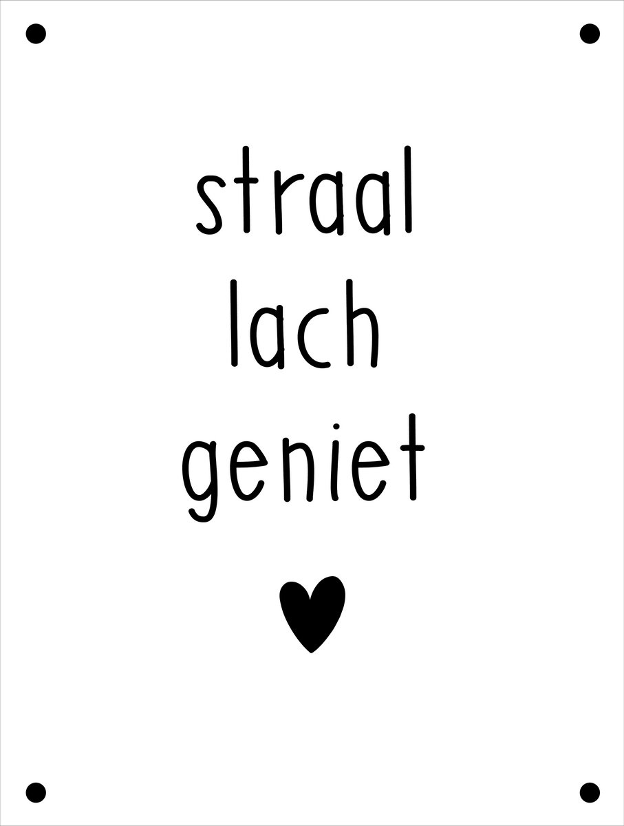 Tuinposter Straal