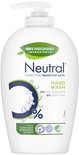 Neutral Hand Wash met 100% biologisch afbreekbare ingrediënten. Witte fles met pompdosering.