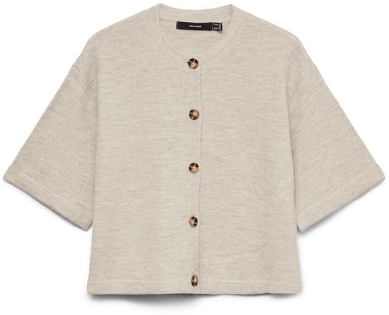 VERO MODA - VMLEFILE 2/4 O-NECK BUTTON CARDIGAN - Dames - Cardigans