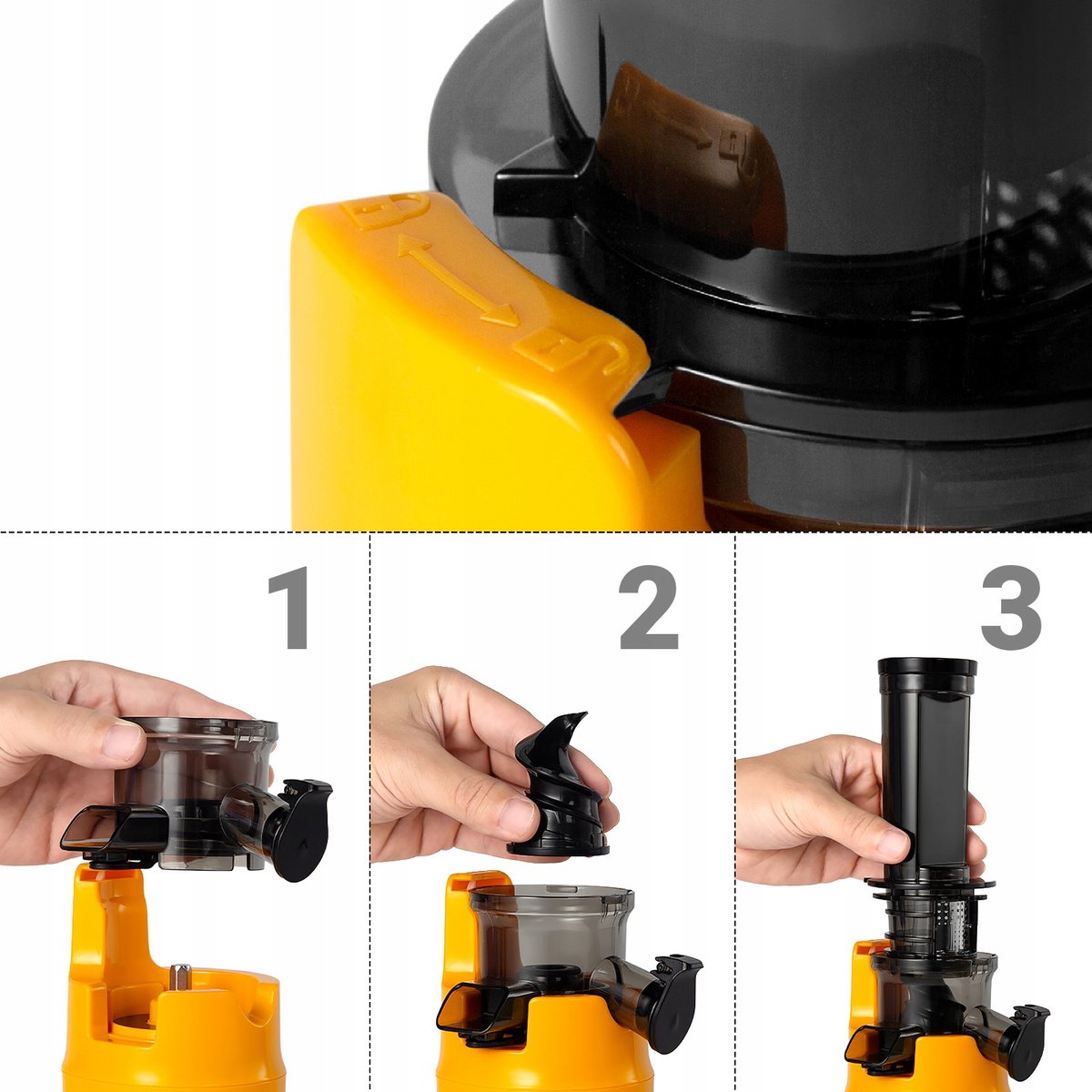 Ventray Ginnie Slowjuicer - Compacte Sapcentrifuge thumbnail 2
