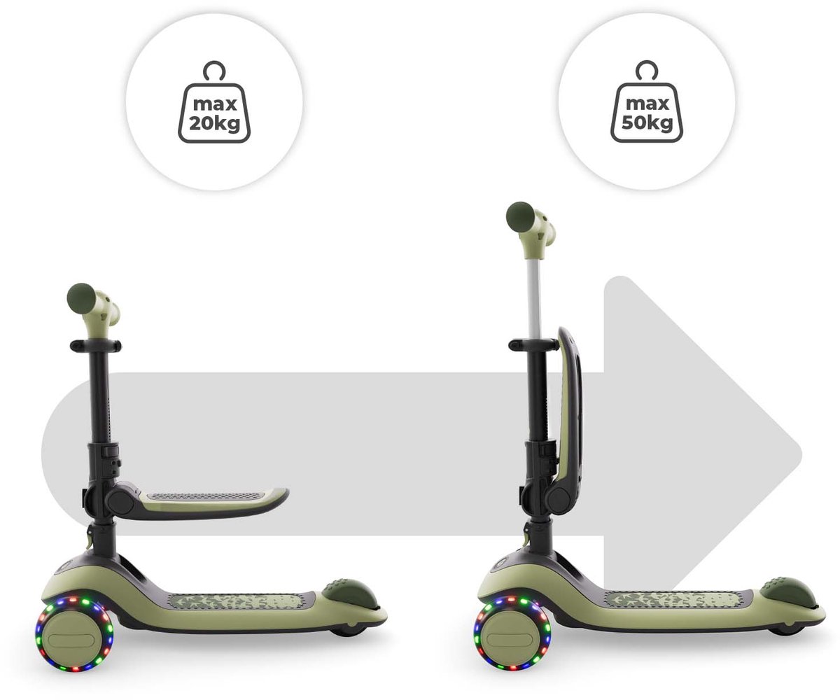 Kinderkraft HALLEY 2 2-in-1 Loopfiets en Driewieler Step thumbnail 2