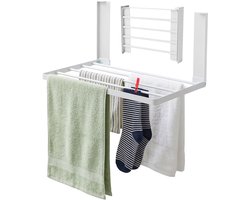 Wasdroger - wit - 40,5x25x25 cm - met magneet