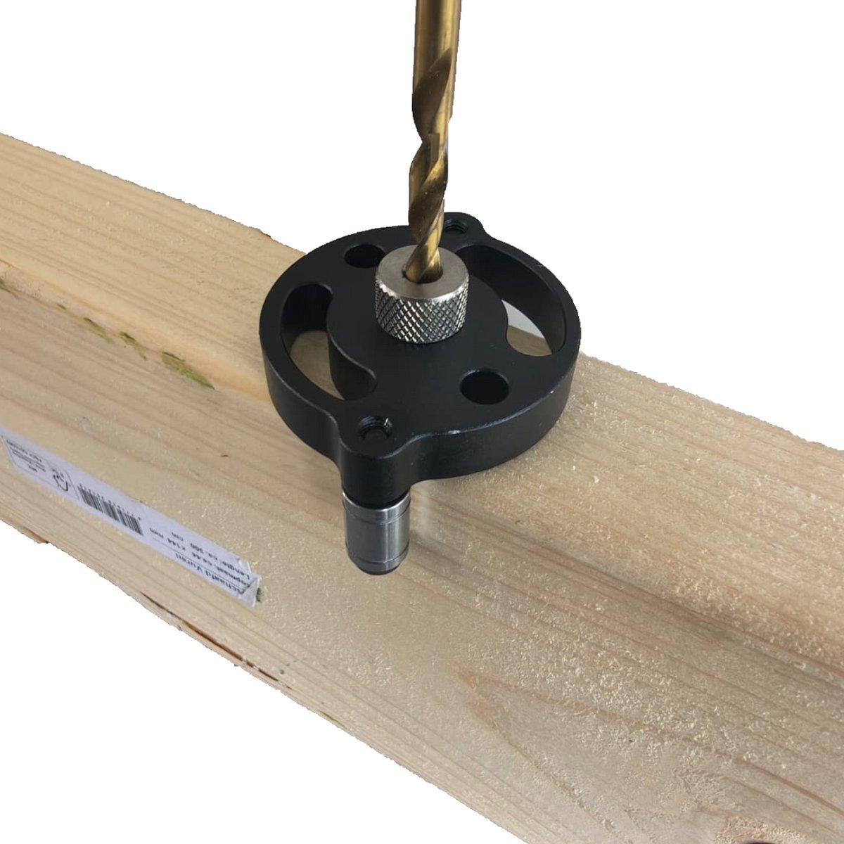 Zelfcentrerende Plug Jig Boorgeleider – Houtbewerkingsgereedschap voor Rechte Gaten – Inclusief Verwisselbare Boortips 6+8+10mm – Aluminium & Staal