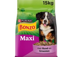 Bonzo Adult Maxi - Hondenvoer Droogvoer - Rund - 15 kg