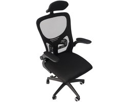 Mesh Ergonomische Bureaustoel - Office Chair - Bureaustoelen voor Volwassenen tot 150kg - Volwassenen - Gamestoel - 3D Hoofdsteun - Zwart