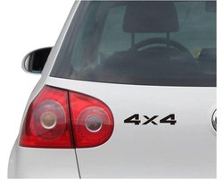 JDM Offroad 4x4 Sticker Decal voor Auto, Bumper en Laptop - Zwart - 149mm x 30mm