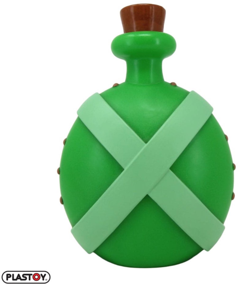 Fles spaarpot asterix groen