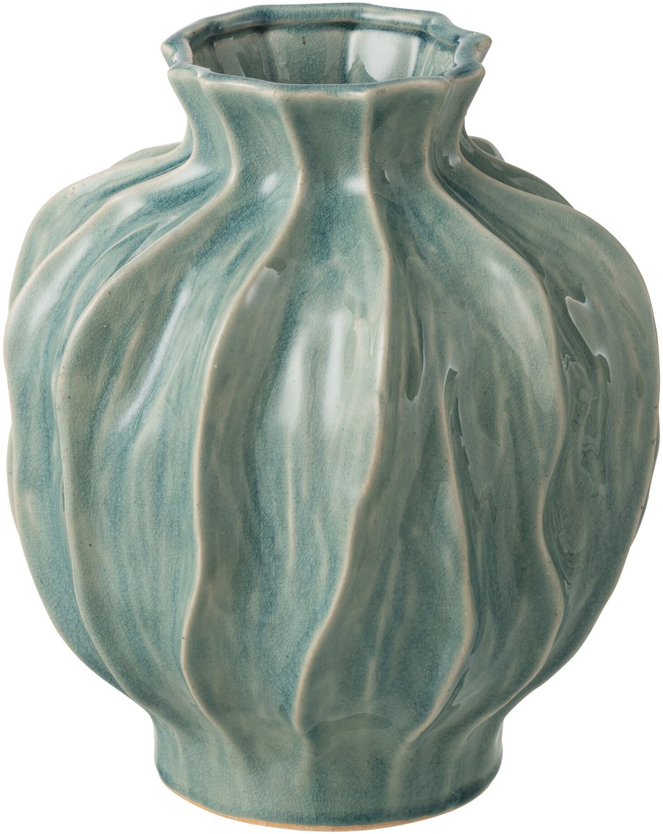 J-Line vaas Jules - porselein - blauw