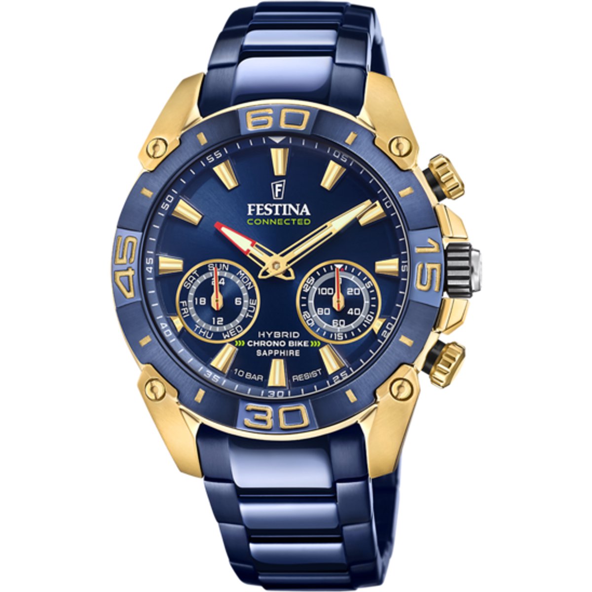 Festina - F20547-2 - Polshorloge - Hybride - Heren - Connected