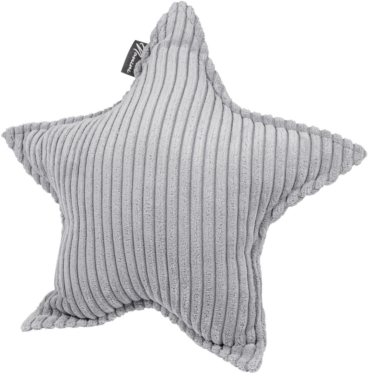 Namini Kussen | Kussentjes voor Kinderkamer & Woonkamer | Gevuld | Vloeistofafstotend | Volledig Uitwasbaar | Handgemaakt | Kussens | Sierkussen | Ster | Grijs | 40x40xcm
