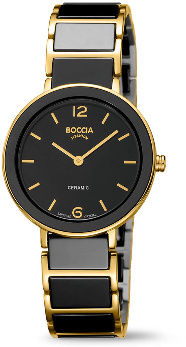 Boccia dameshorl. Titanium Keramiek 32mm