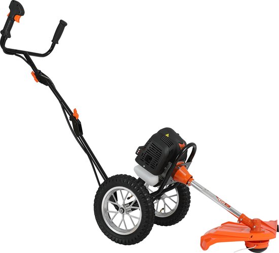 TIMBERPRO - Bosmaaier op wielen 52 cm³ - 3,0 PK met 2 maaikoppen van TimberPro — afbeelding 2