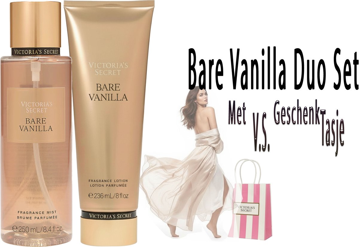 Victoria's Secret Bare Vanilla Fragrance Duo Set - Body Mist