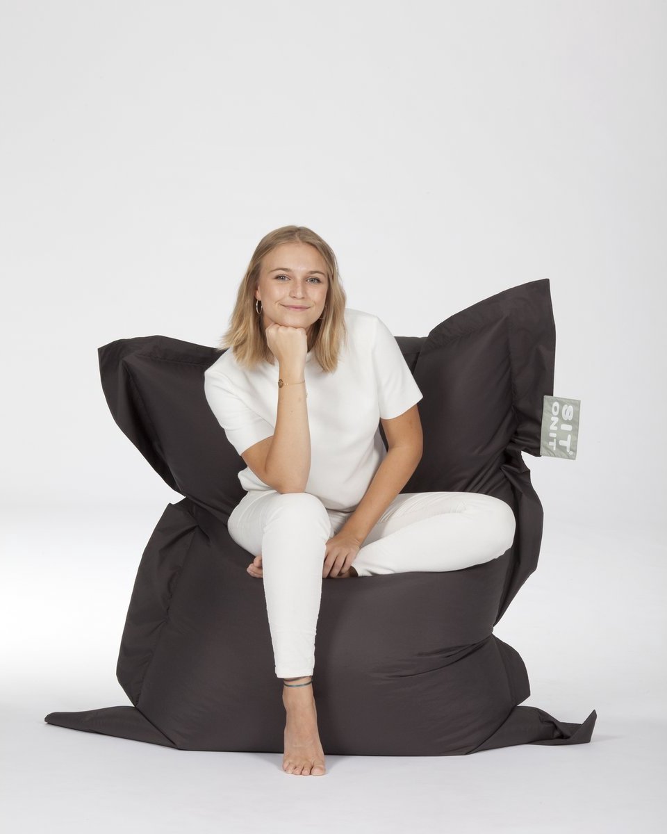 Zitzak Dark Grey 165x135 Sit On It ....and Joy !!