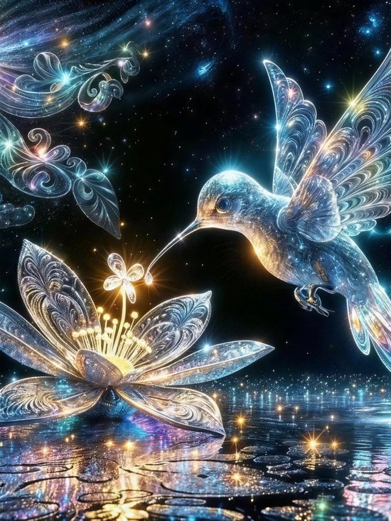 Kit de Peinture de diamants Peinture de diamants Peinture de diamants Adultes et Enfants - Kit complet - Vogel - 30 x 40 cm