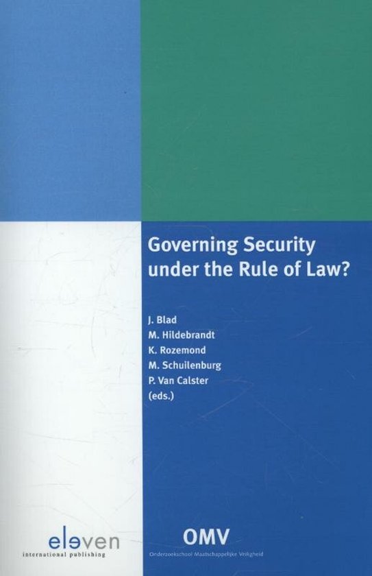 Governing Security Under the Rule of Law - cover