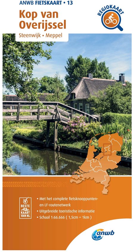 ANWB Fietskaart 13 - Kop van Overijssel