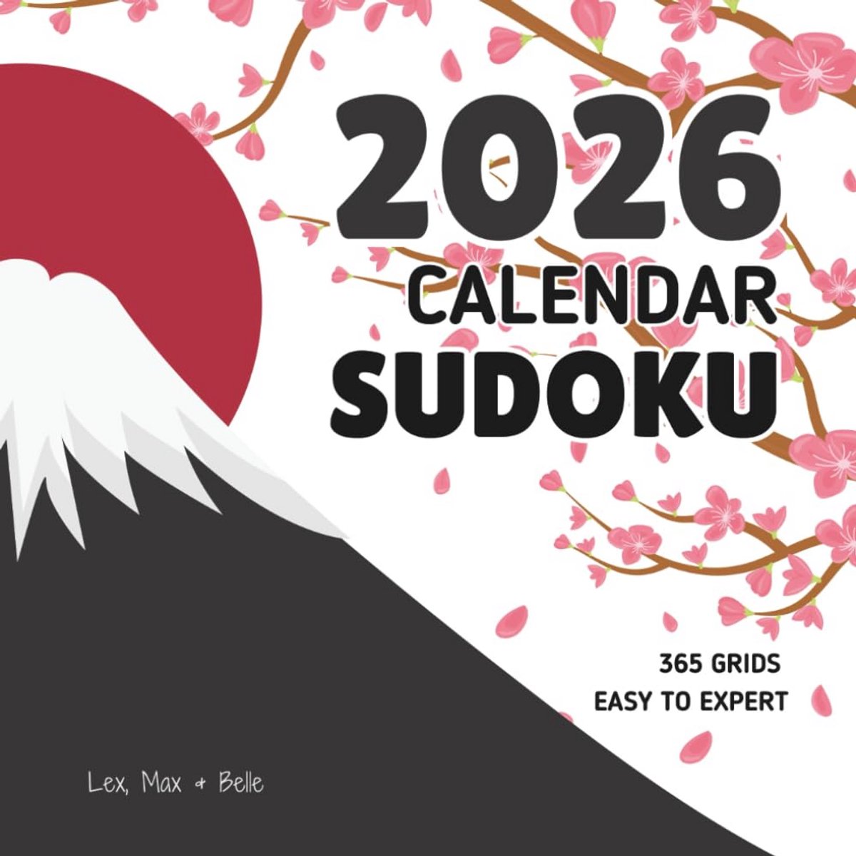 Sudoku Kalender 2026 met 365 Puzzels: Groot Formaat en Vier Moeilijkheidsgraden