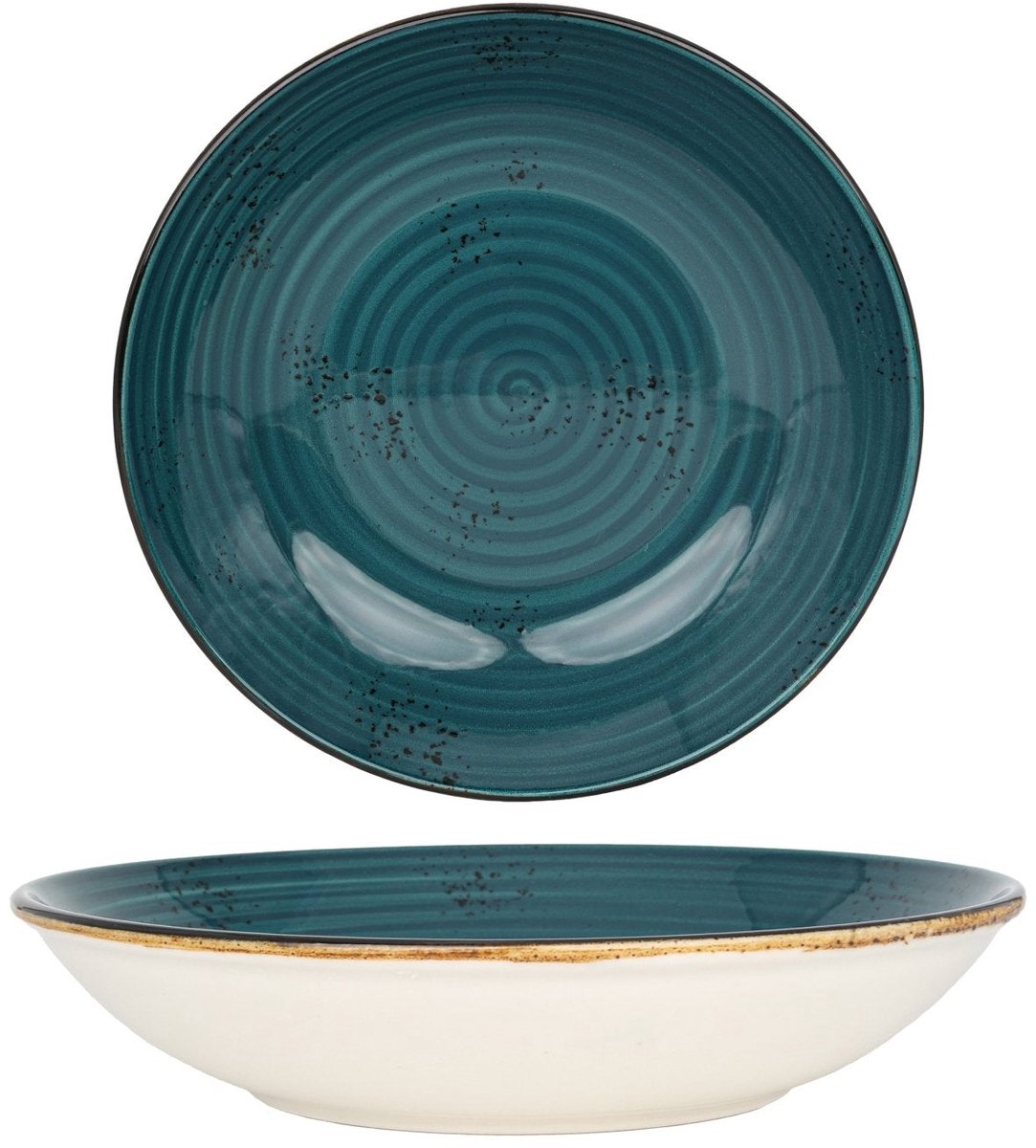 By Bone Diepbord - Harmony Tropical - Porselein - 25 cm (1300cc) - set van 6