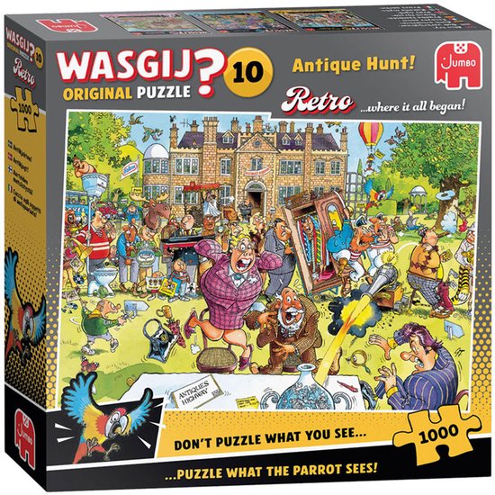 Wasgij Retro Original 10 - Antiekjacht! - 1000 stukjes puzzel - Legpuzzel voor volwassenen