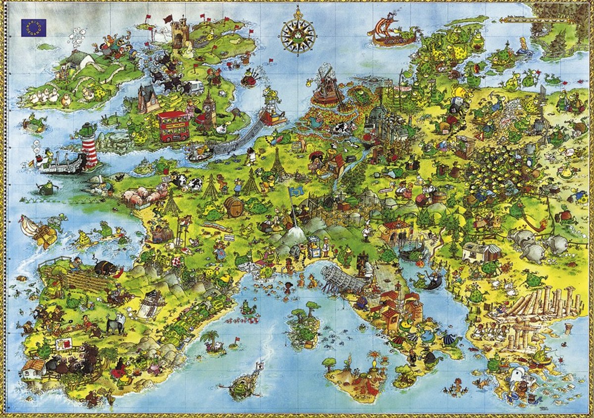 United Dragons of Europe, Degano - Legpuzzel - 4000 Stukjes