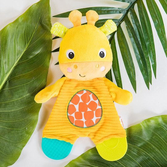 Baby knuffeldoek giraf met bijtfiguur - Bright Starts - vanaf 0 maanden — afbeelding 4
