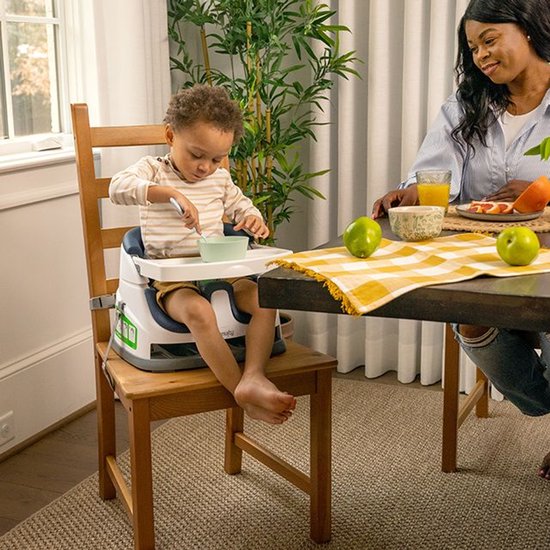 Baby Base 2-in-1 zitje donkerblauw - Ingenuity - vanaf 6 maanden van Merkloos — afbeelding 3