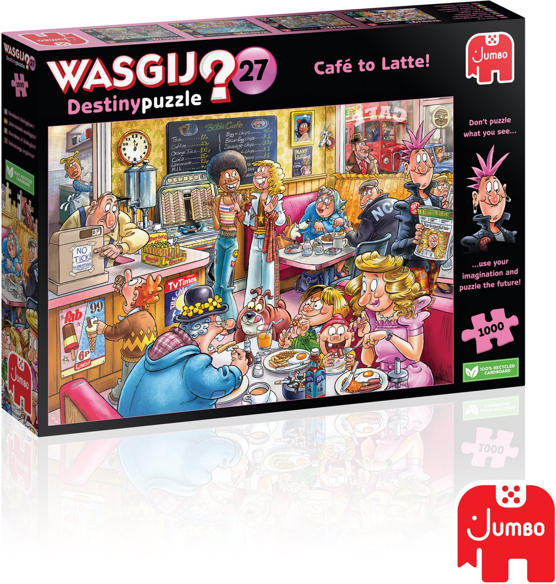 Wasgij Destiny 27 - Van Cafetaria Naar Koffiebar! - 1000 stukjes puzzel - Legpuzzel — afbeelding 5