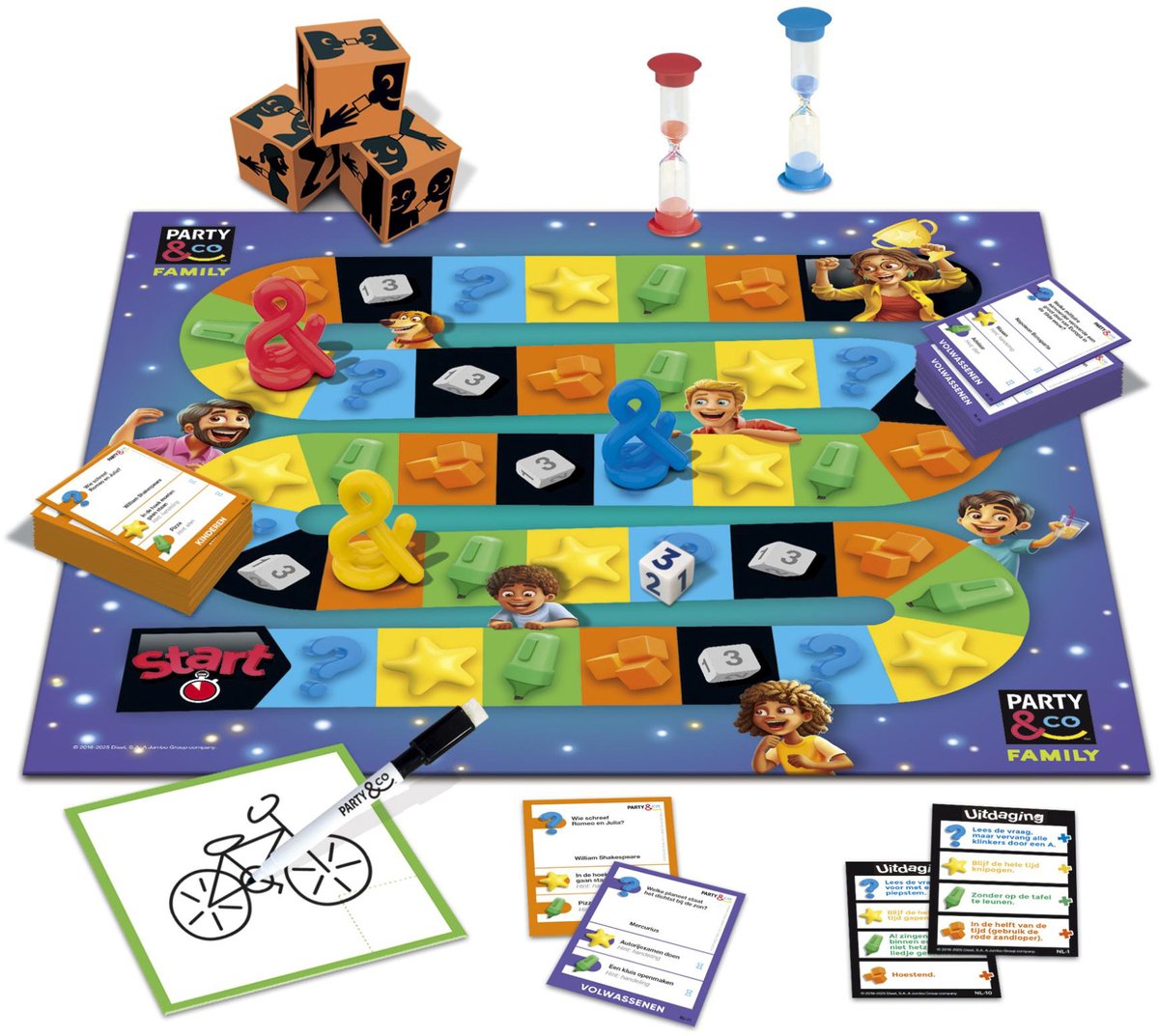 Party & Co. - Family - Bordspel voor families - Vanaf 8 jaar - Partyspel - Actiespel — afbeelding 6
