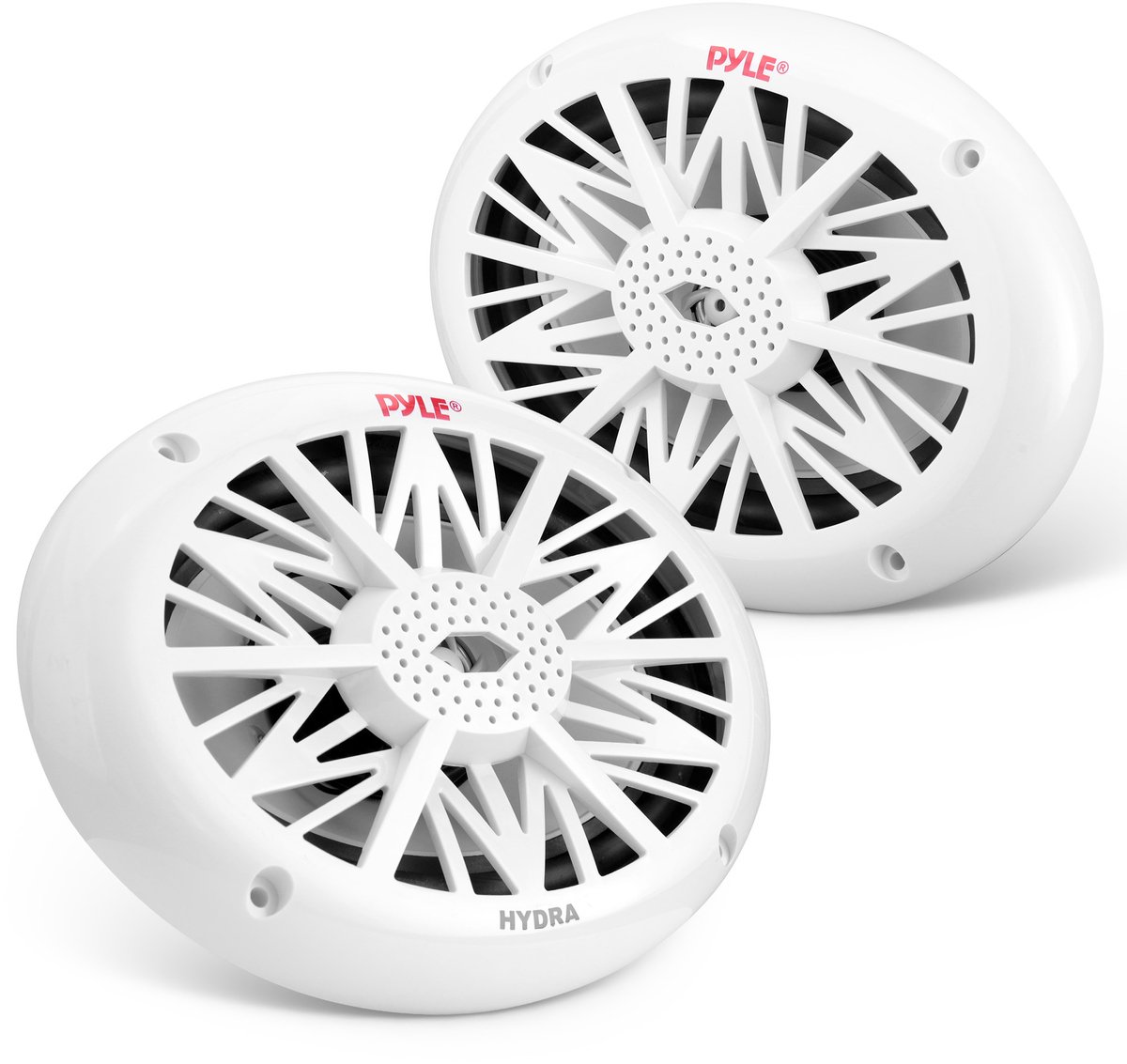 Pyle Marine Luidsprekers - 2-Wege Dual Waterdichte Audio Stereo - 260 Watt 1Paar - Wit