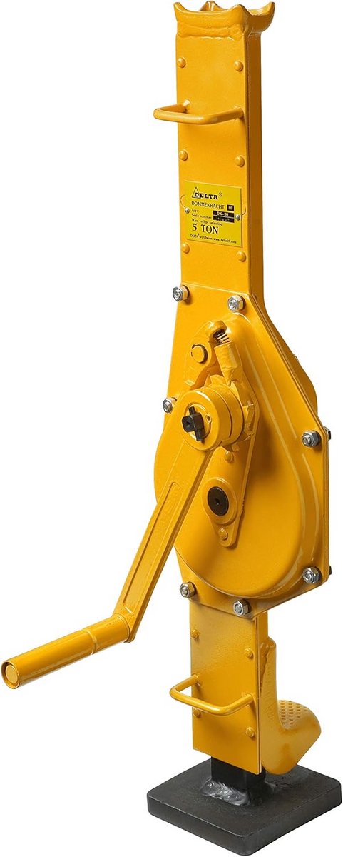 Stevige Handlier met Tandstang 5 Ton Hefvermogen