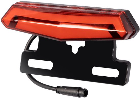 LED Achterlicht voor Fatbike V20 – Remlichtfunctie – Heldere Achterlamp met Montagebeugel