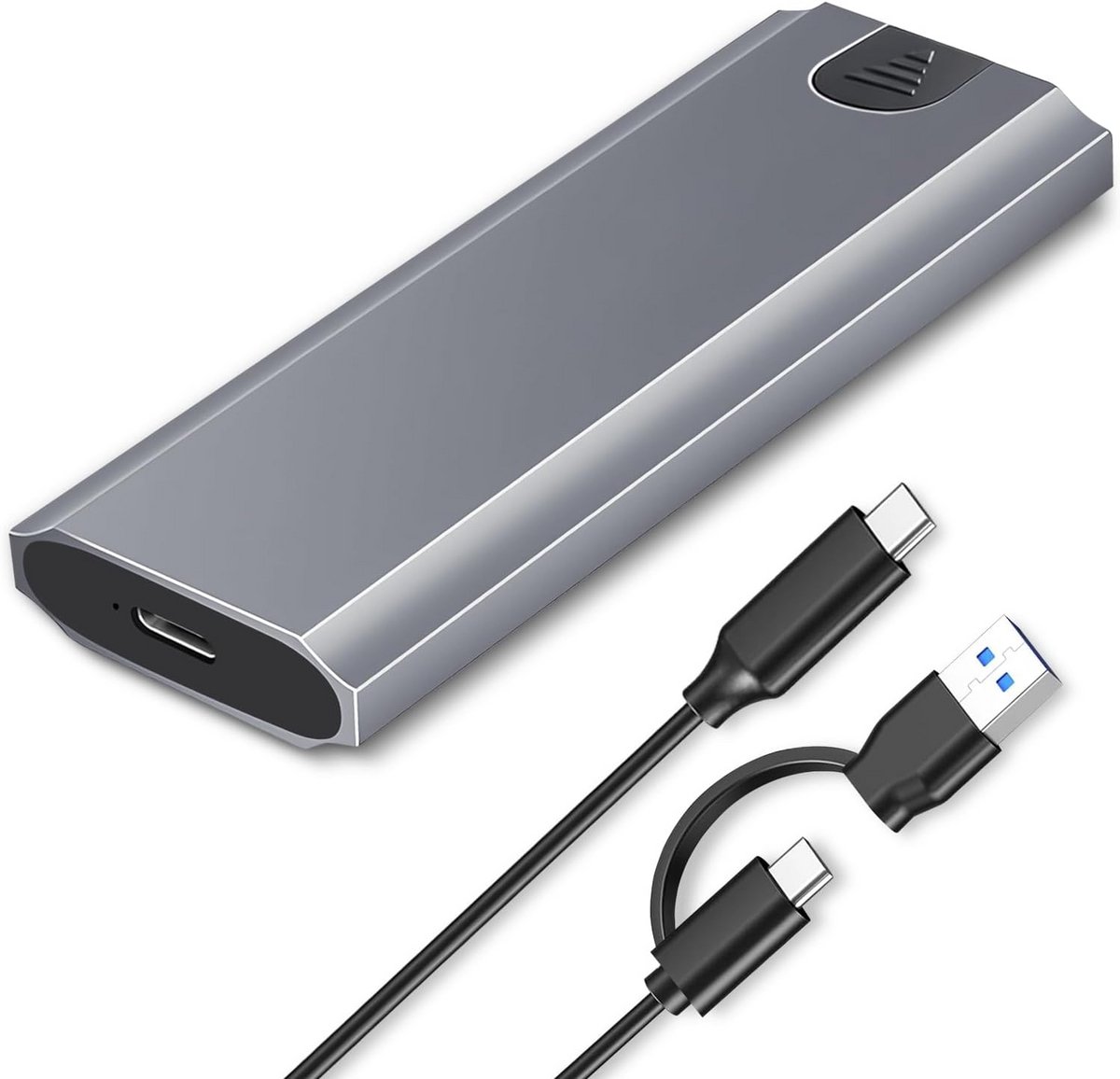 Externe Behuizing voor M.2 NVMe SSD naar USB 3.2 Gen2 10 Gbps
