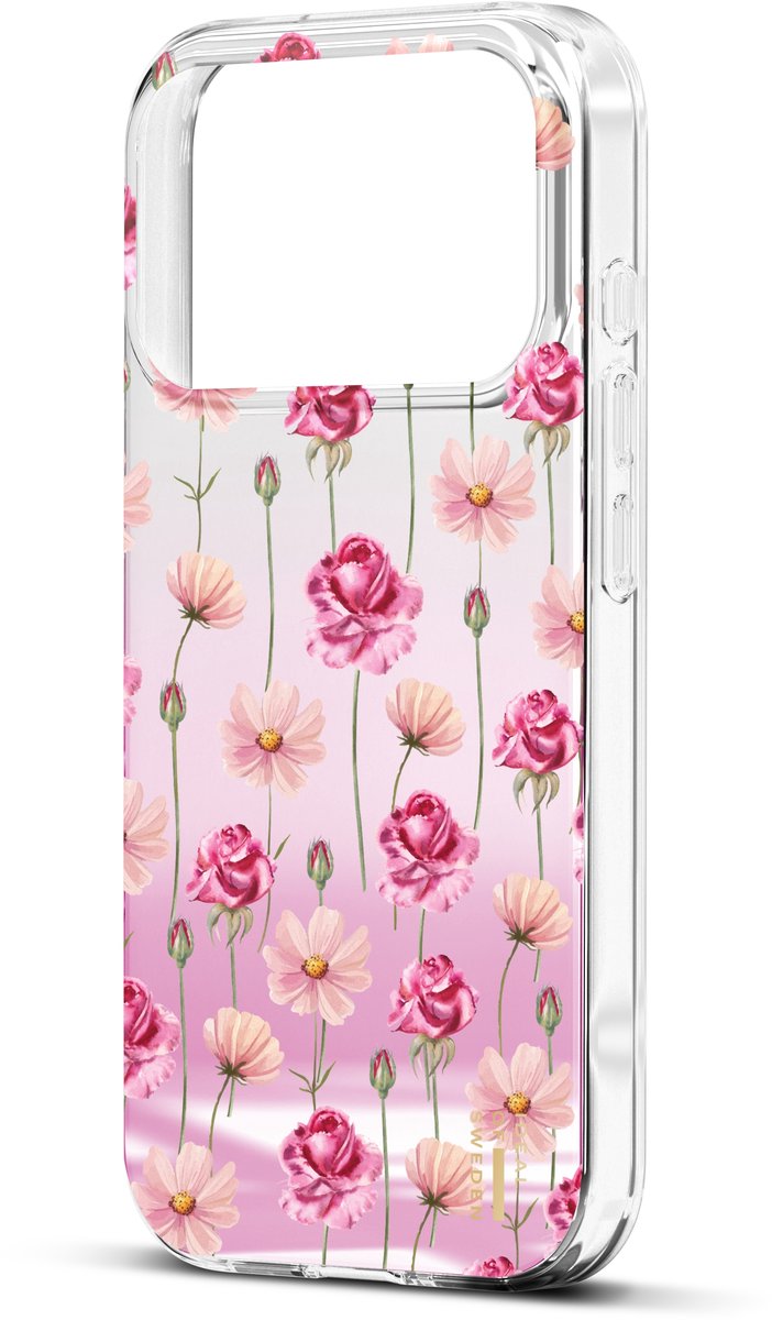 iDeal of Sweden Mirror Case geschikt voor Apple iPhone 17 Pro - Rose Blush Floral