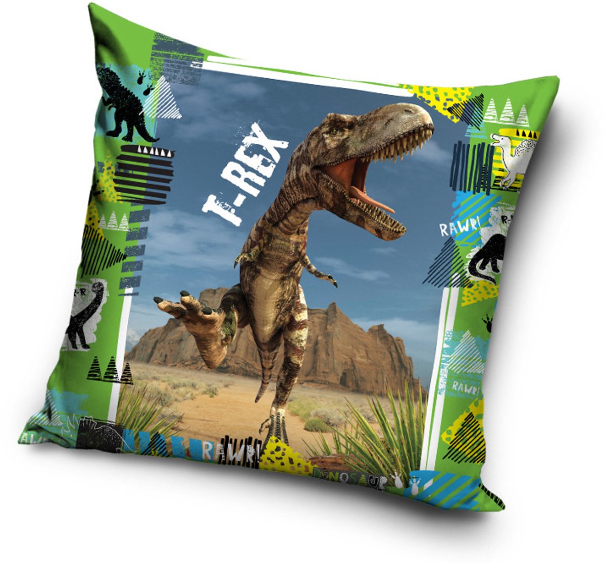 Dinosauruskussenhoes 40*40 cm