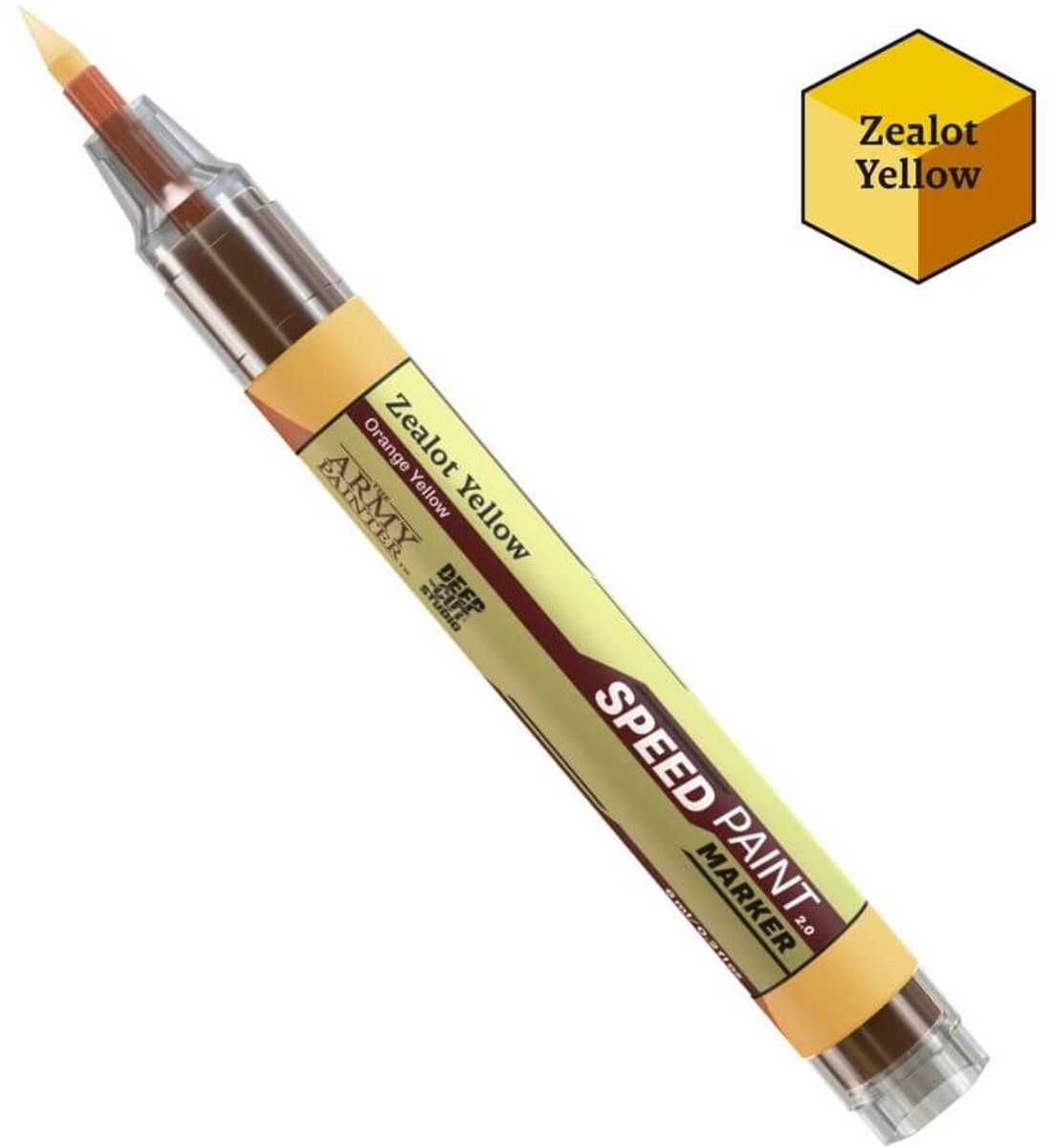 The Army Painter Speedpaint Marker geel - Zealot Yellow schilderstift.