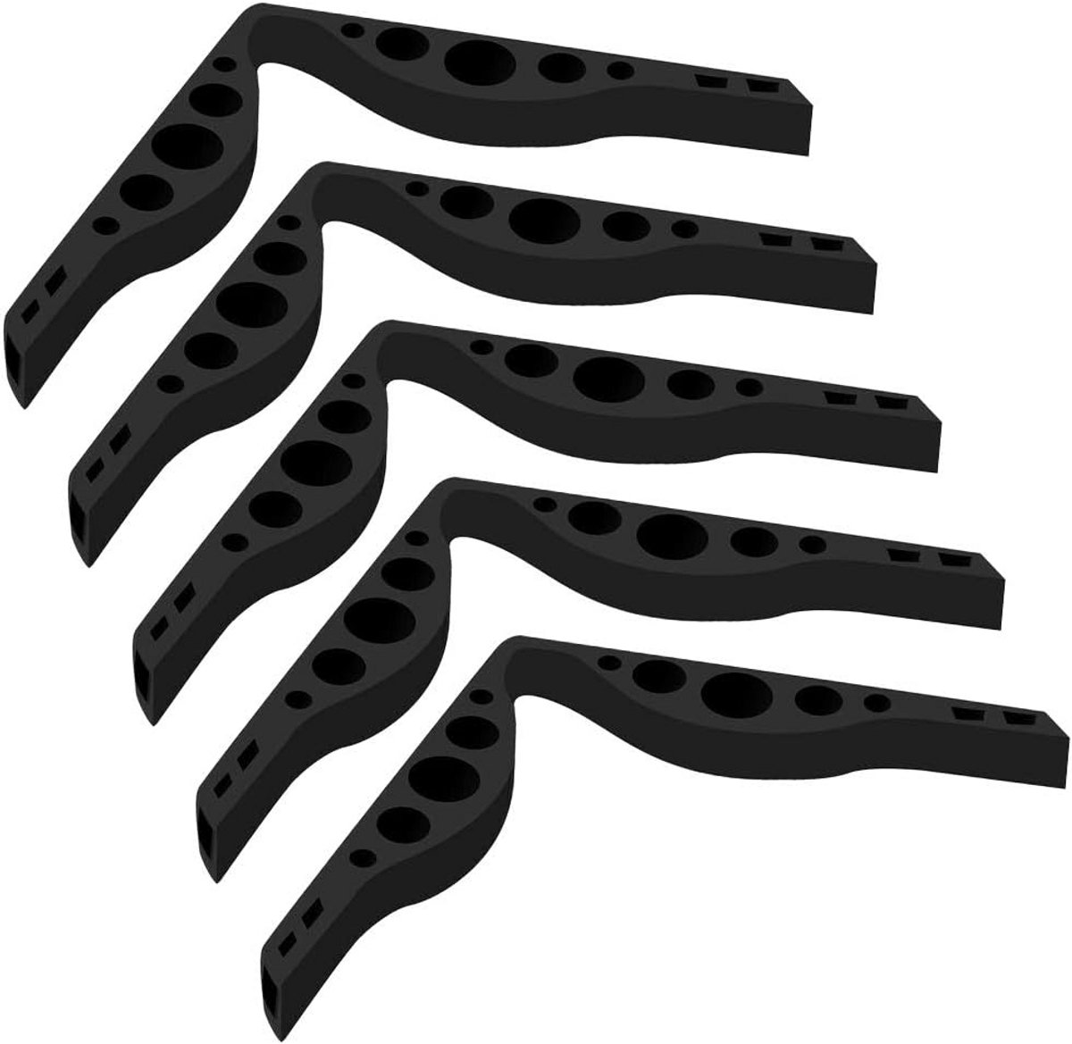 5x Anti-Condens Neusbrug Clips voor Mondkapjes - Voorkomt Beslagen Bril