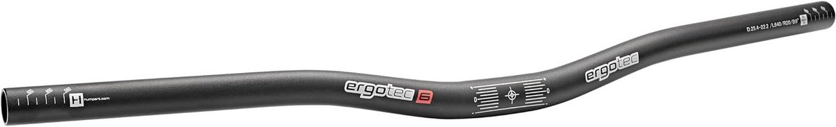 Fietsstuur Low Riser Aluminium 25,4 mm Veiligheidsniveau 6