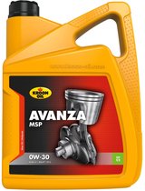 Kroon-Oil Avanza MSP - 0W-30 Motorolie - Volsynthetisch - 5000ml - Geen kleur