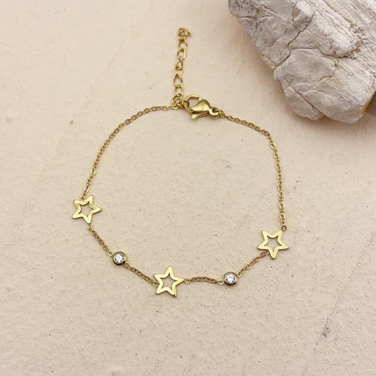 Armband Si Amor Sieraden BW1019-G3 Roestvrij Staal Kleur Goud