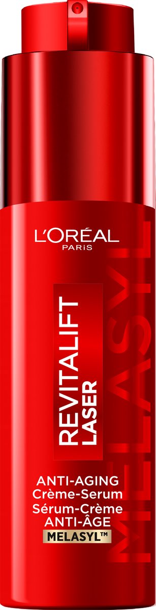 L'Oreal Paris Revitalift Laser Triple Laser Anti-Aging Crème-Serum - Vermindert Rimples & Donkere vlekken - Verrijkt met Melasyl, Vitamine C* & Niacinamide - 50ml