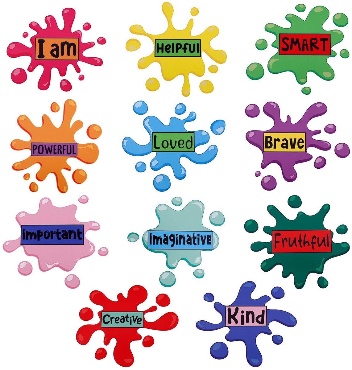 Inspirerende Vloerstickers - Motiverend Hinkelspel - 11 Vellen PVC