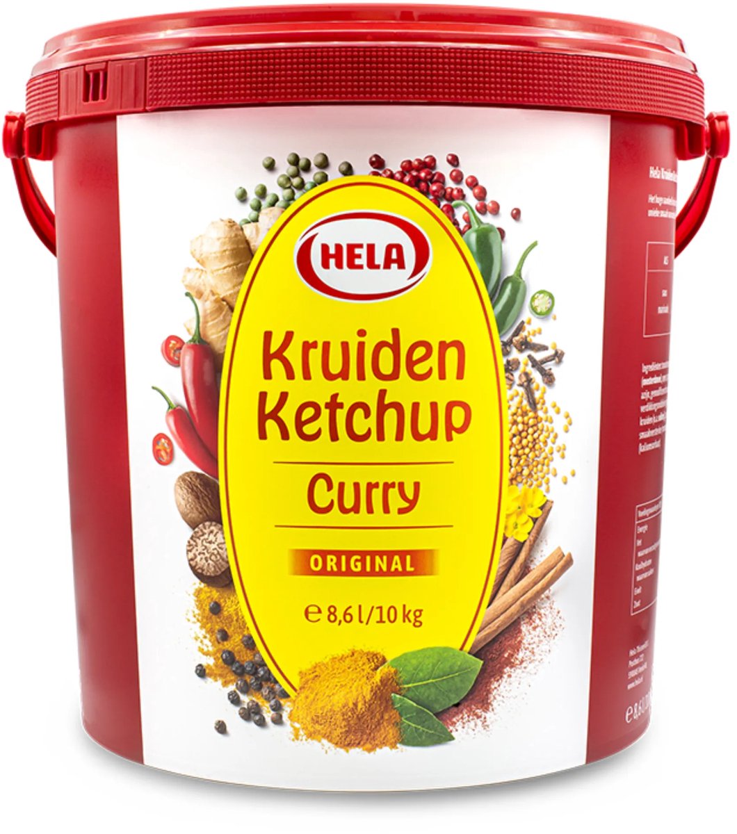 Hela Curry Kruiden Ketchup Original (10 kg)