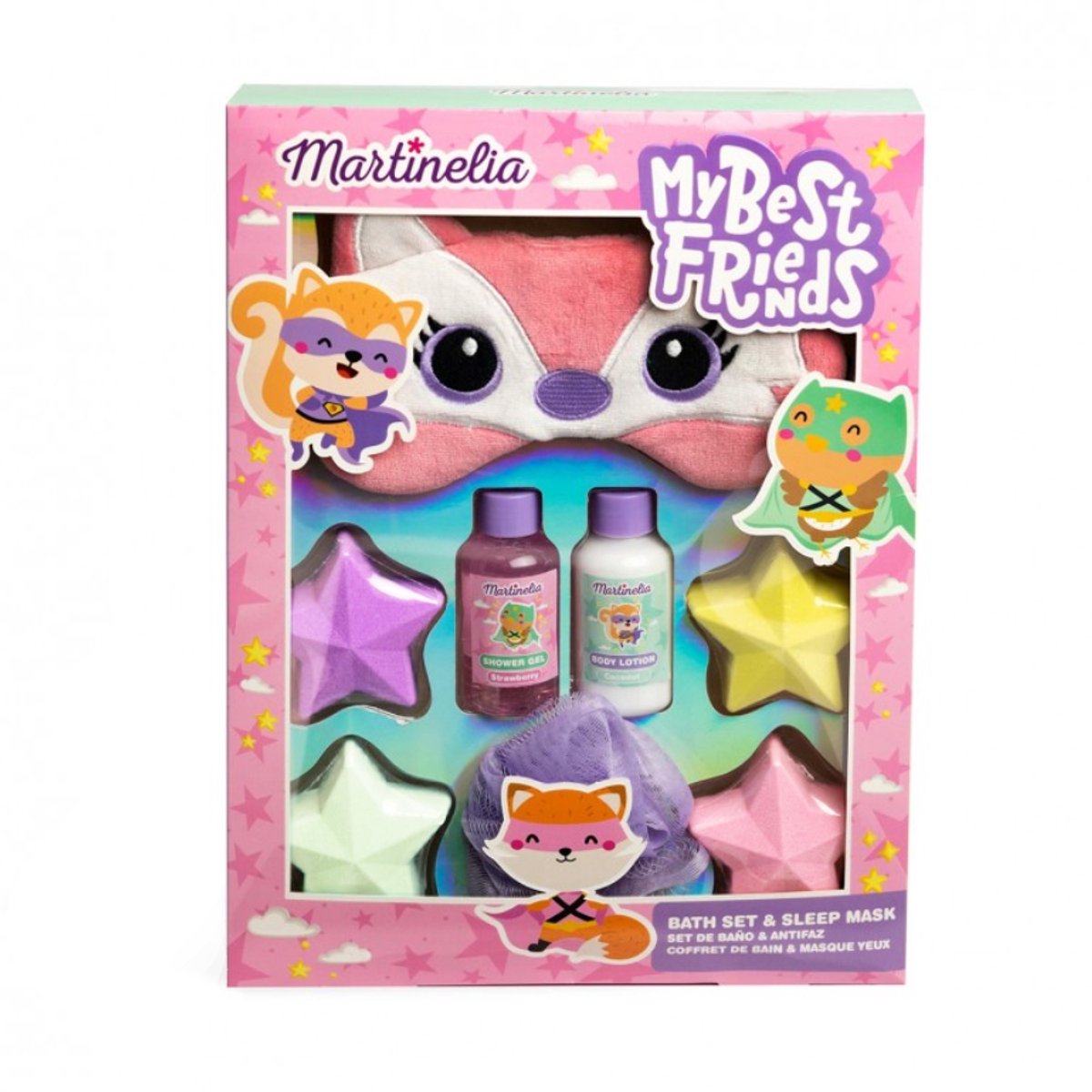 Martinelia My Best Friends - Badset voor Kinderen - 1 stuk, Spa, Geurige Badproducten