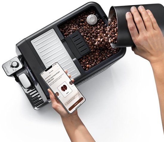 De'Longhi Eletta Ultra - volautomatische espressomachine met 50 recepten - LatteCrema Hot & Cool en Silent Technology - Metaal - ECAM470.85.MB