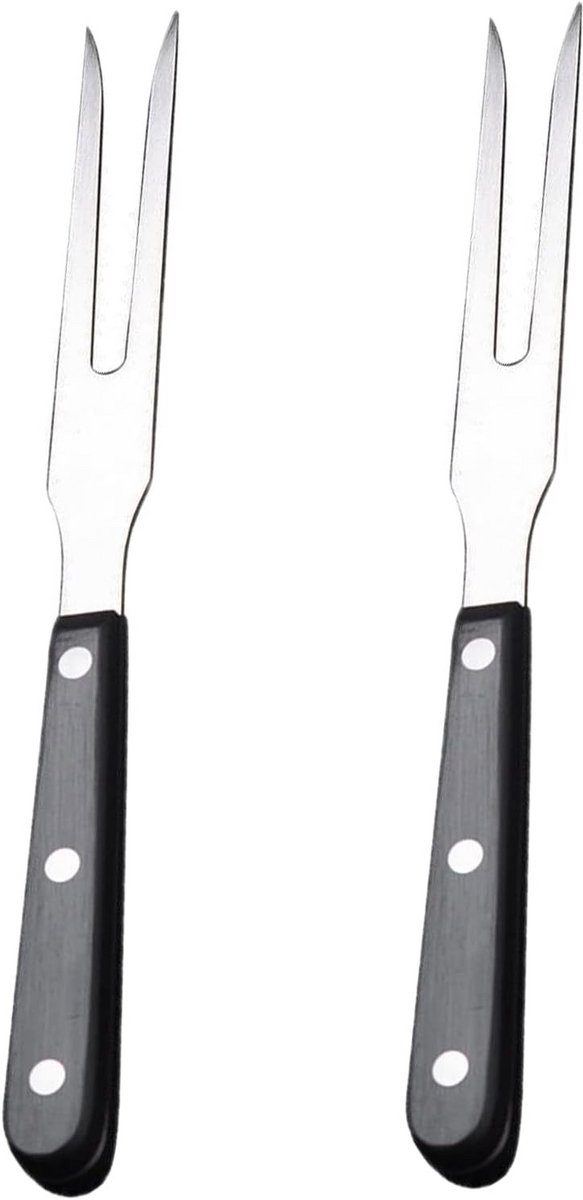 2x Professionele Vleeshaken voor Slachten en Barbecue - Anti-Slip Vorken