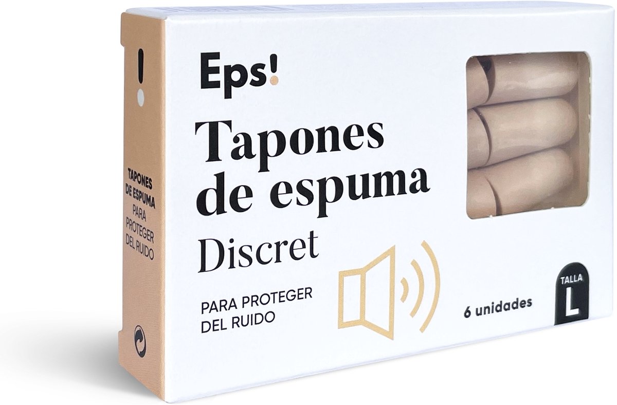 Eps Foam Ear Plugs Discret 6 Units Size L